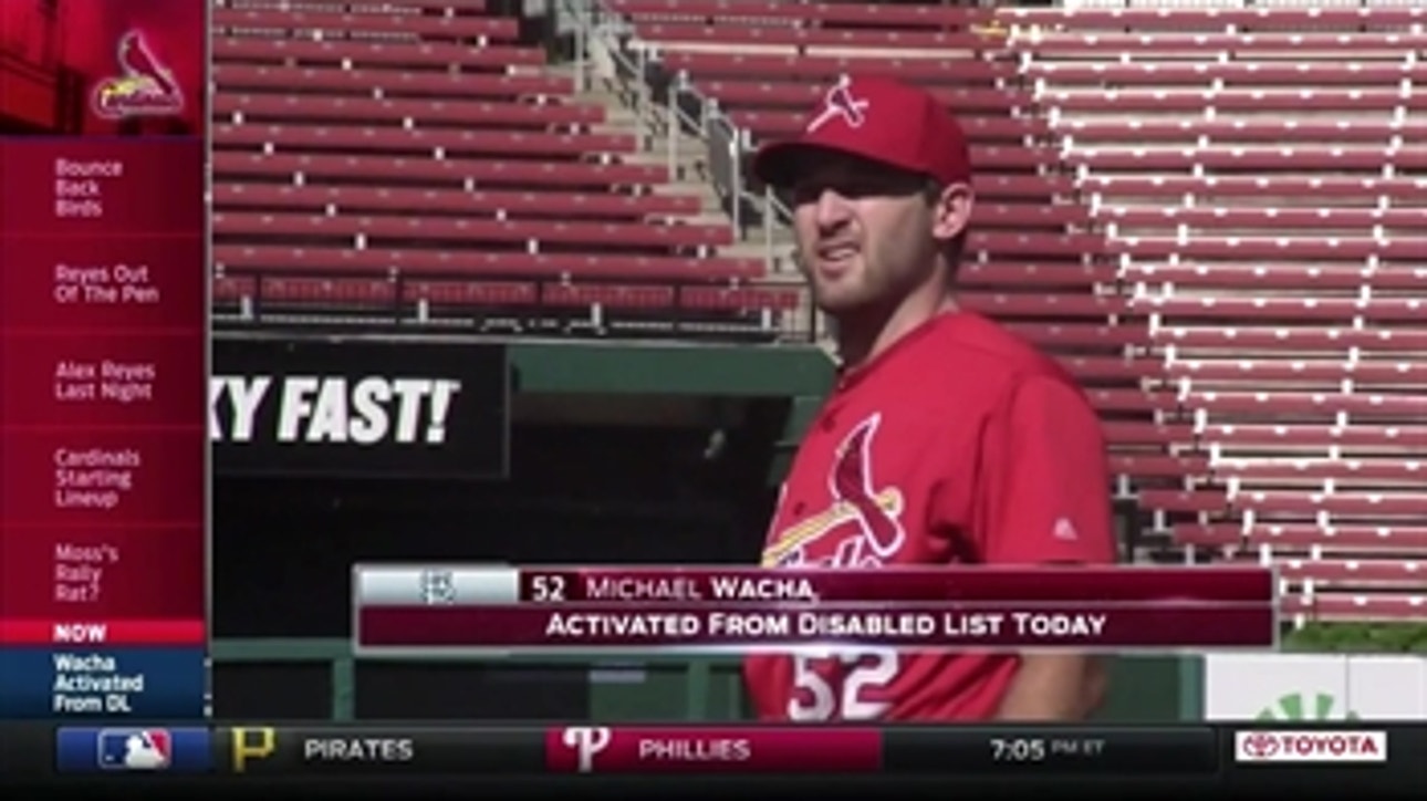 Wacha returns from the disabled list