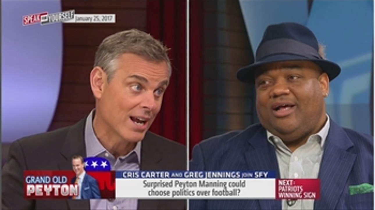 Is Peyton Manning choosing politics over football? | SPEAK FOR YOURSELF