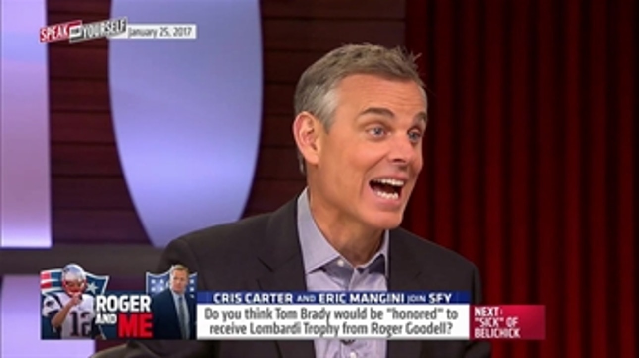 Tom Brady, Roger Goodell head toward weird Super Bowl moment | SPEAK FOR YOURSELF