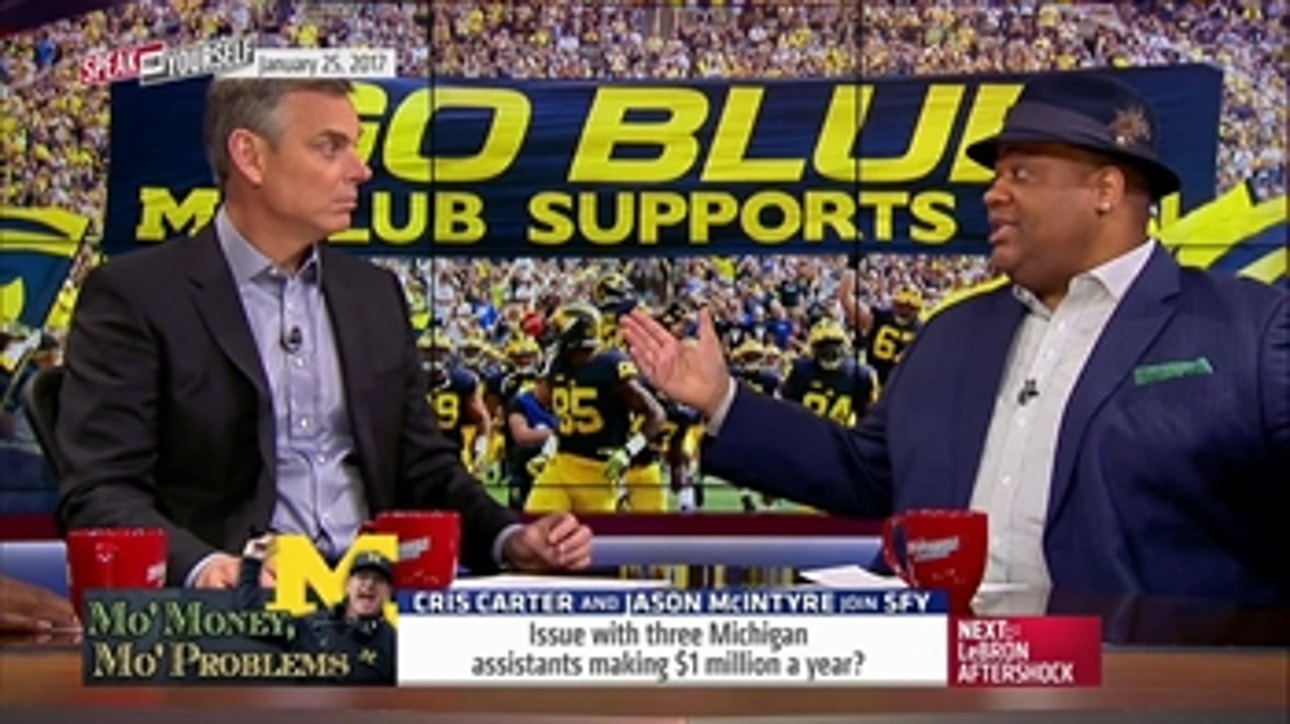 Michigan is paying assistant coaches millions - is that wrong? | SPEAK FOR YOURSELF