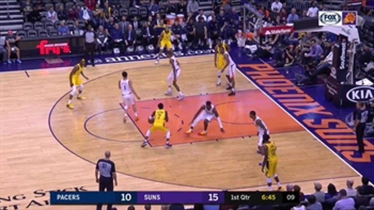 HIGHLIGHTS: Suns hang with Pacers but can't close out win