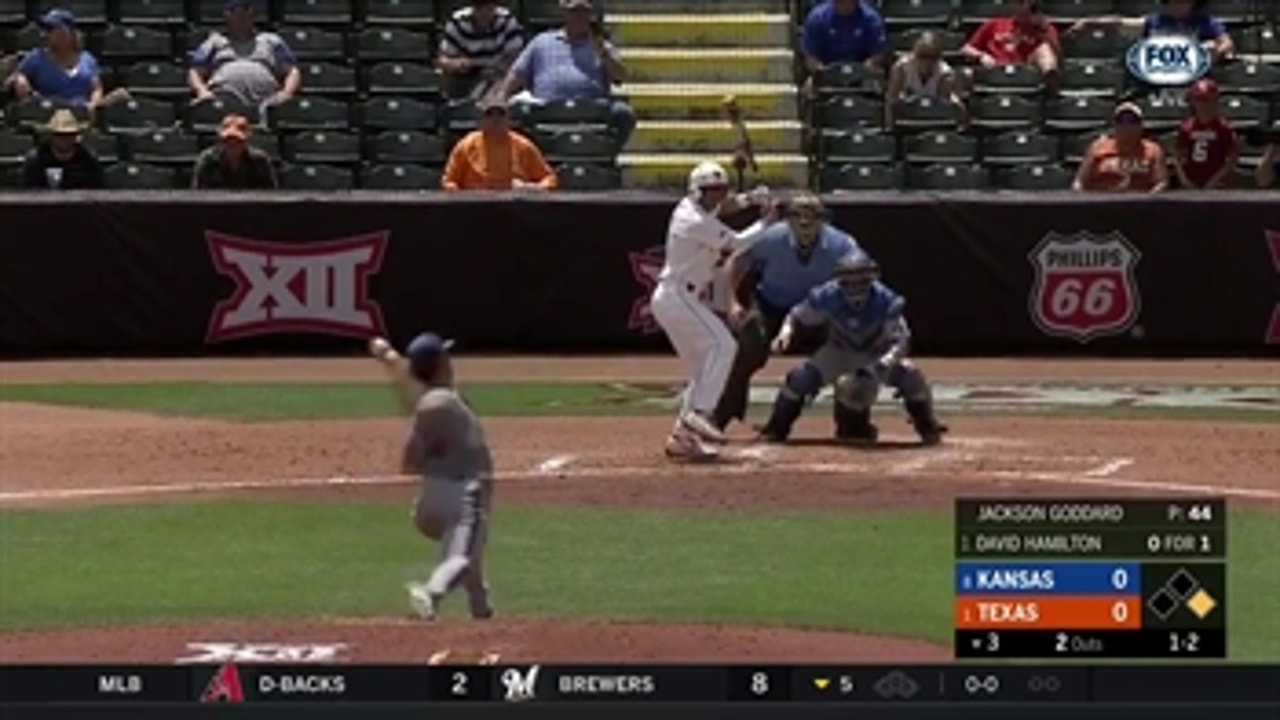 WATCH: Kansas Jayhawks vs. Texas Longhorns ' Big 12 Baseball Tournament
