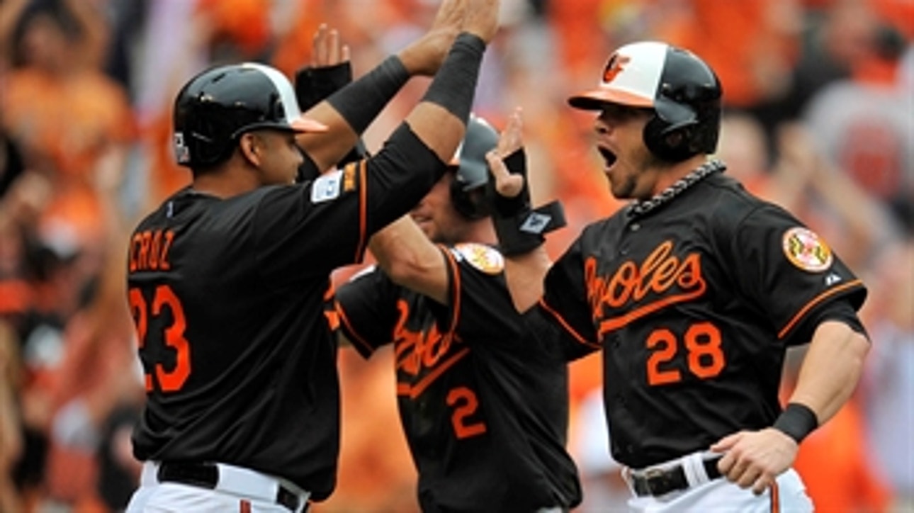 Orioles rally to take 2-0 lead in ALDS