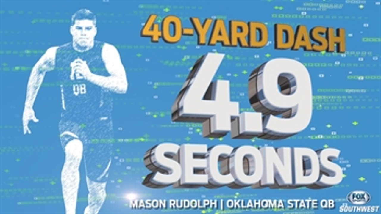 Oklahoma State QB Mason Rudolph at the NFL Scouting Combine ' Prospect Profiles