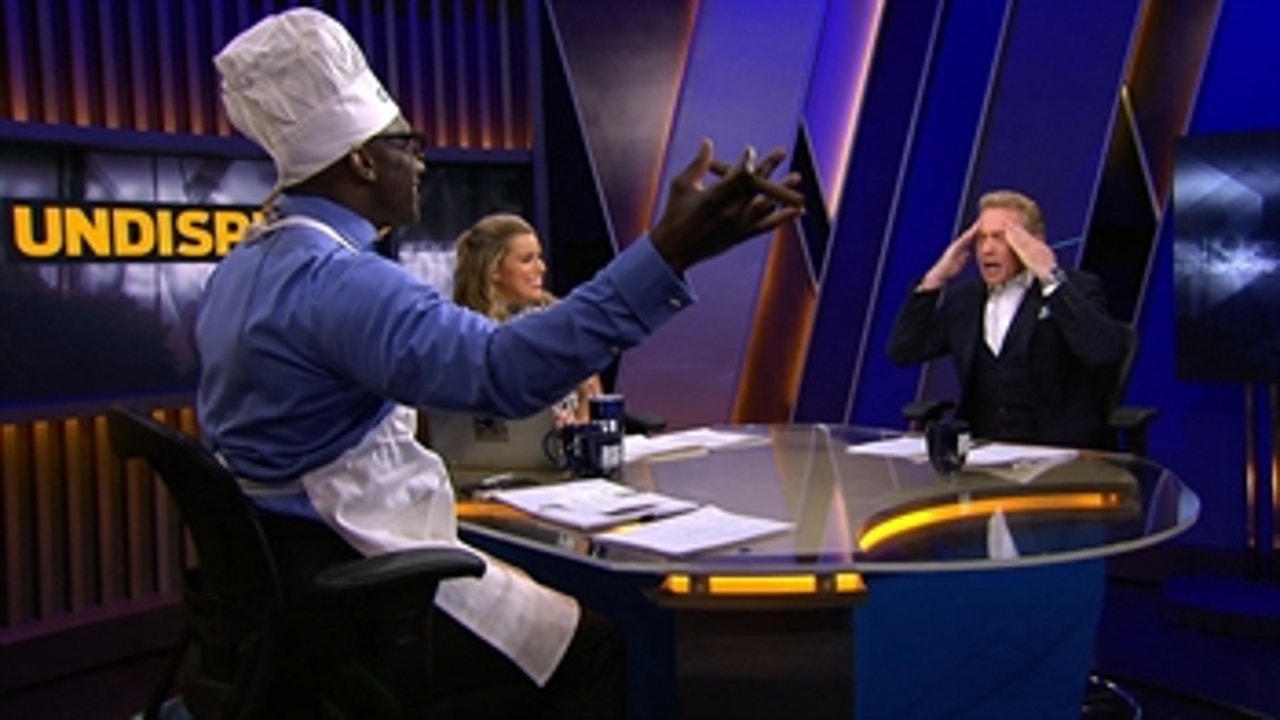 Chef Shay celebrates LeBron and the Lakers beating Skip's Spurs