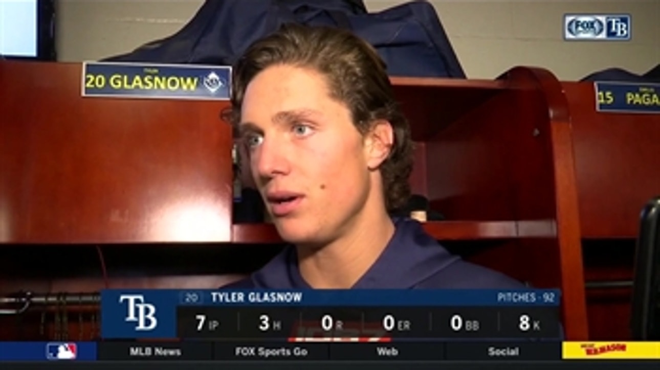 Tyler Glasnow on Rays' shutout win: 'Don't ever get content and stay locked in'