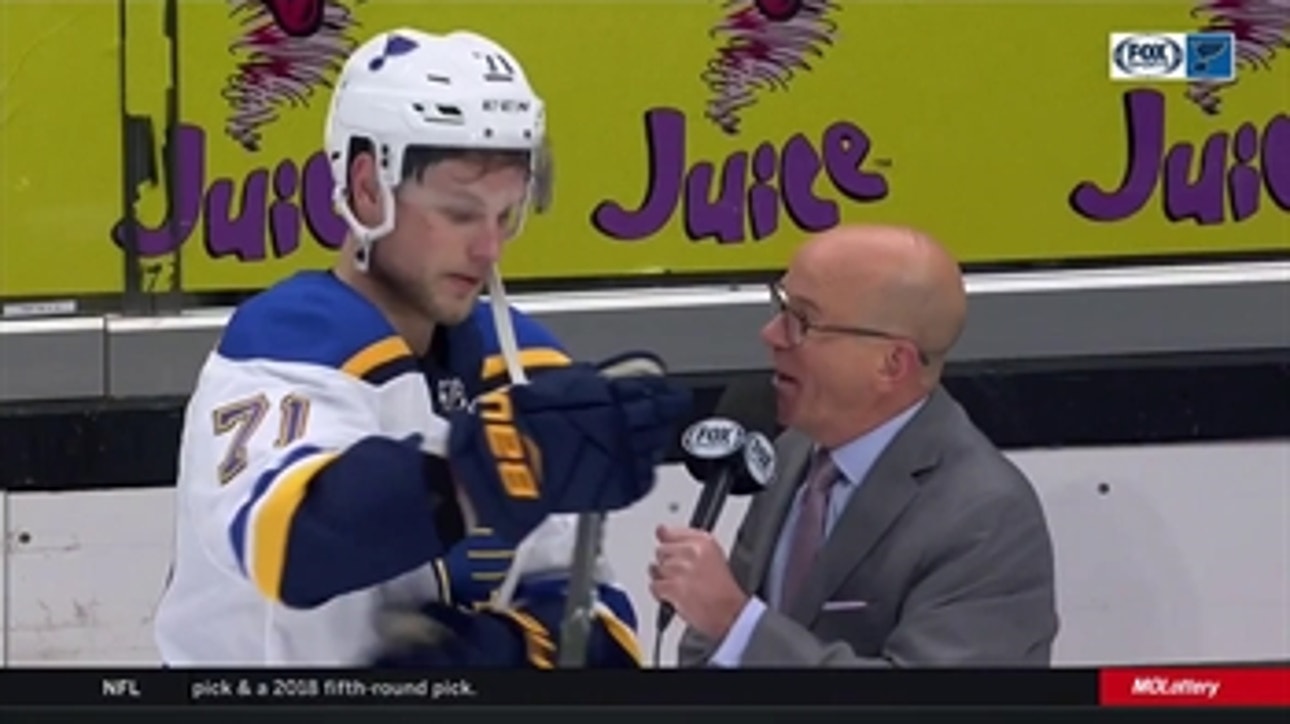 Sobotka on Blues: 'We've started playing more as a team'