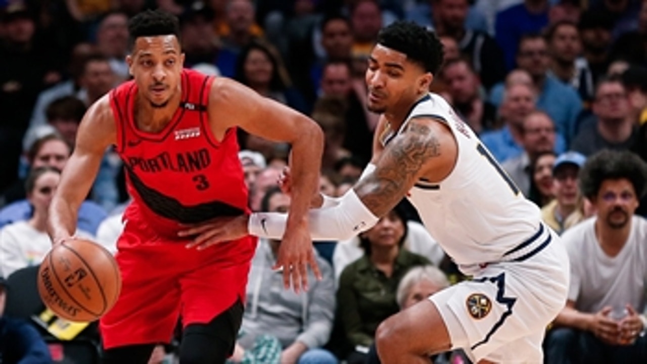 Nick Wright evaluates Blazers' 97-90 win over Nuggets to even series