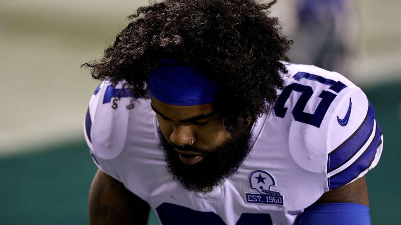 'Zeke's downfall has been hard to watch' — Skip Bayless on Cowboys' inconsistent running game | UNDISPUTED
