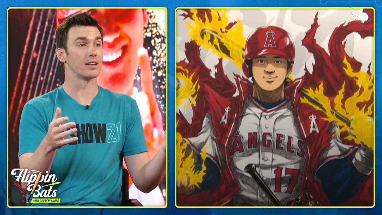 Ben Verlander reacts to Shohei Ohtani seeing the MLB the Show 22 MVP Edition cover for the first time I Flippin' Bats