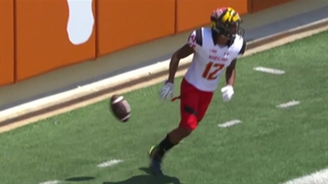 Maryland extends the lead with a 46-yard touchdown pass
