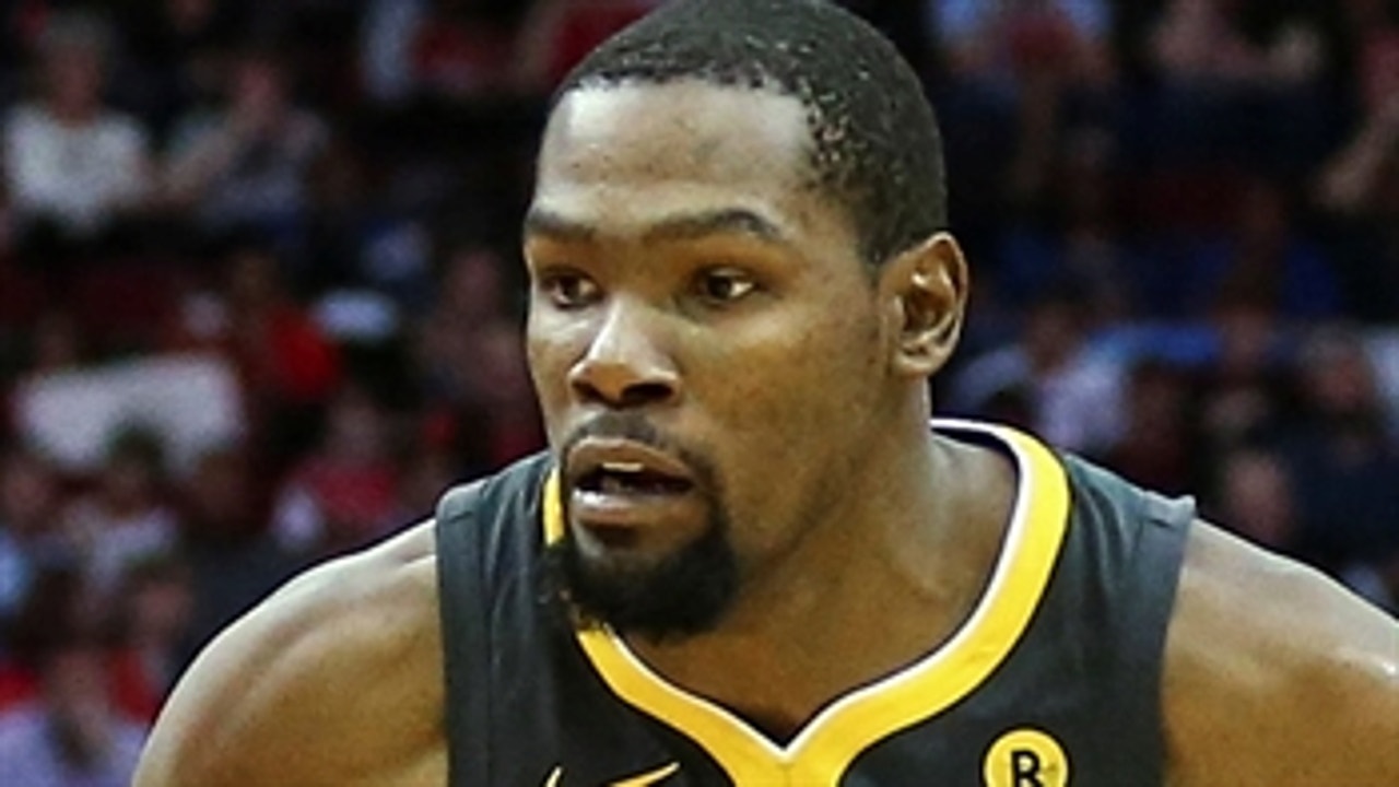 Nick Wright reacts to Durant knocking Clint Capela: 'I don't think that's fair... It's rich coming from KD'