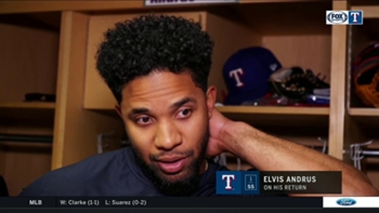 Elvis Andrus talks about coming back from injury ' Rangers Live