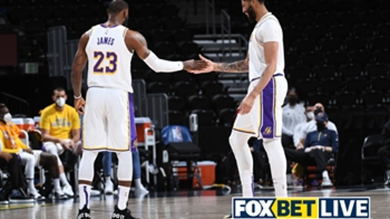 Lakers chance to win the West depends on AD's health — Clay Travis | FOX BET LIVE