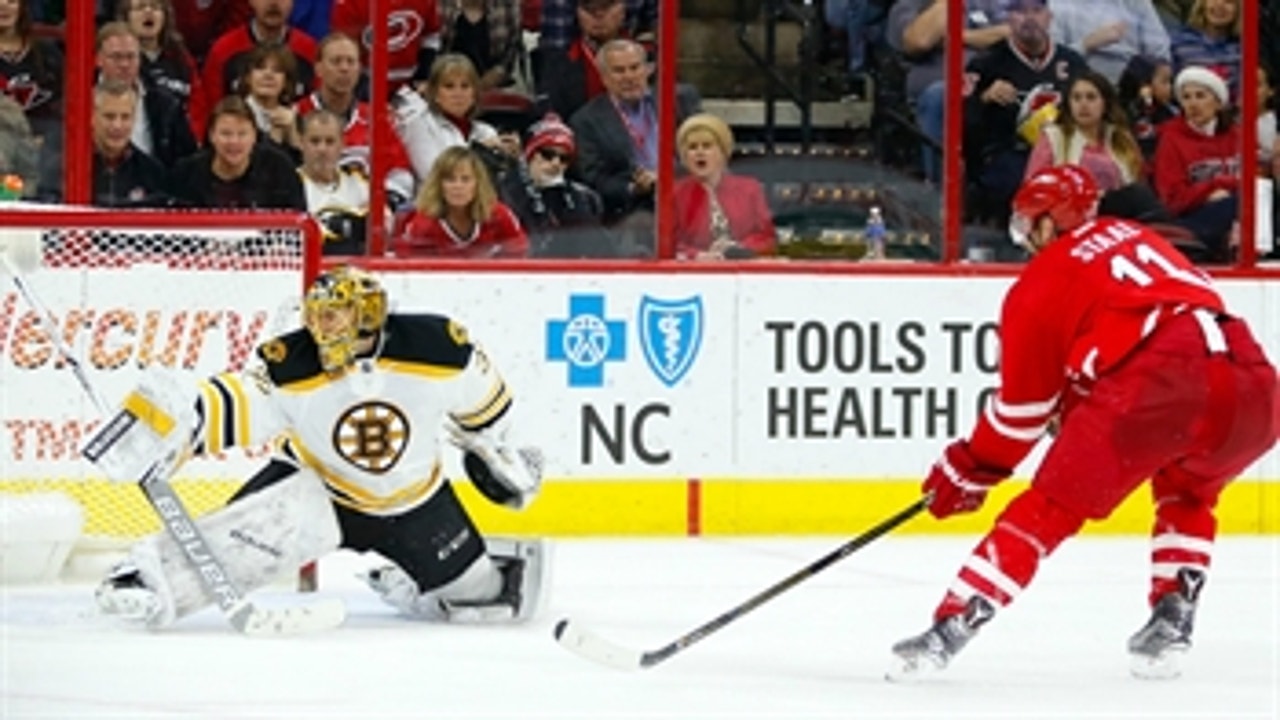 Hurricanes LIVE To Go: After Staal scored a shorthanded goal in the 2nd, the Canes held on and defeated the Bruins in OT