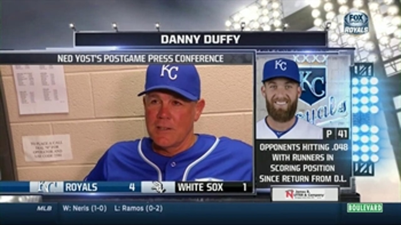Yost: 'It was critical' that Duffy go deep in game