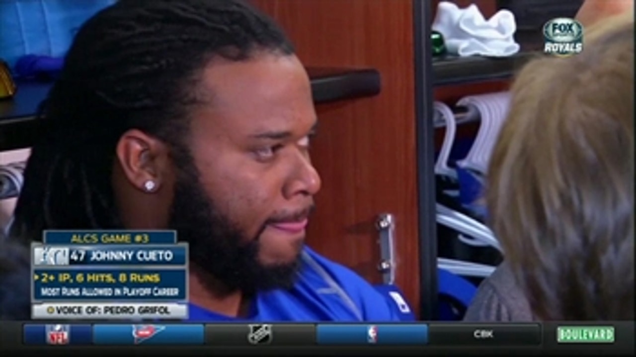 Cueto offers a couple excuses (but says he just got beat)