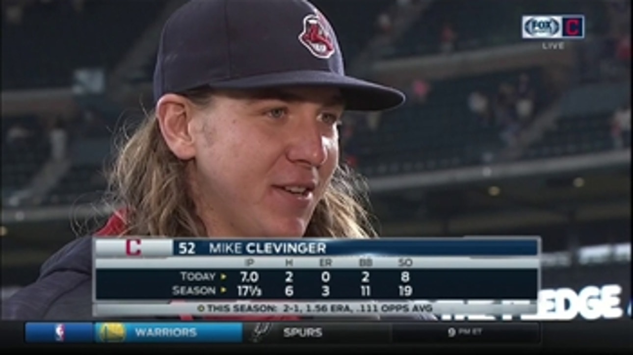 Mike Clevinger discusses masterful outing after win over Houston