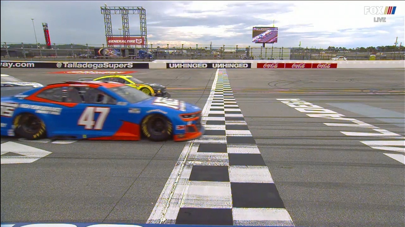 Ricky Stenhouse Jr. barely ekes out Stage 2 victory at Talladega