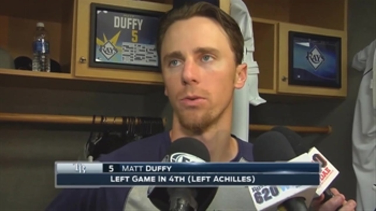 Matt Duffy says Achilles is just sore, isn't a big deal