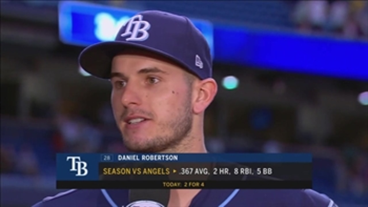 Daniel Robertson on success at the Trop: This is our house