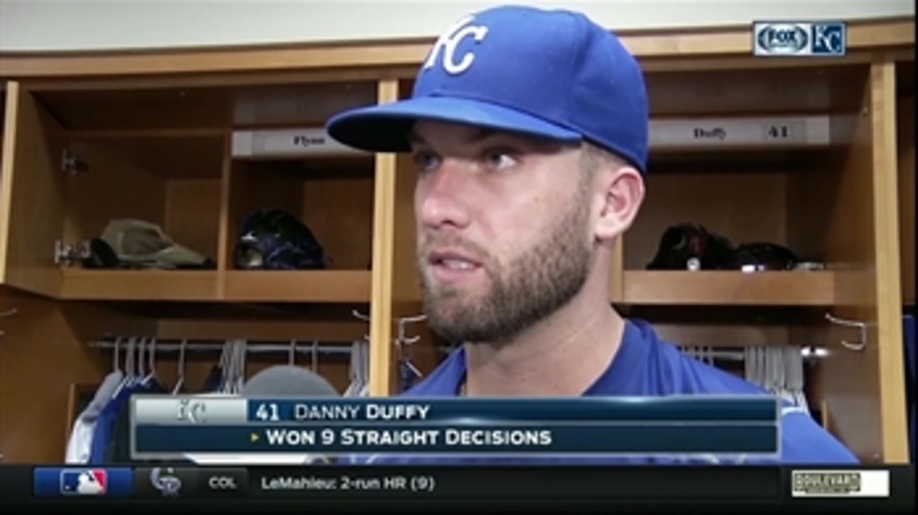 Duffy on Royals' playoff hopes: 'I believe that we can do it'