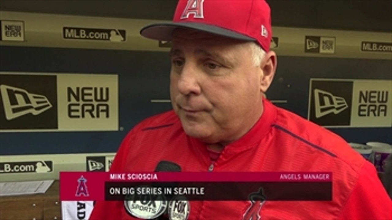 Mike Scioscia talks about facing off against the Seattle Mariners