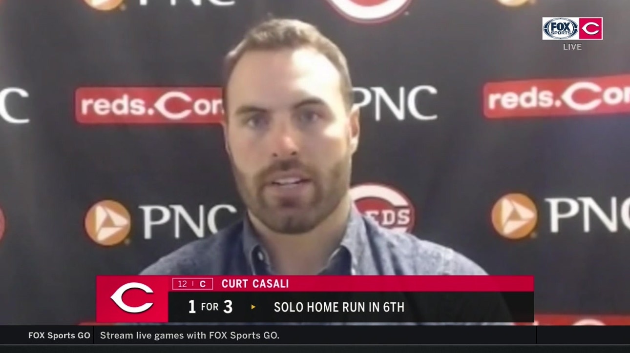 Curt Casali says Reds players are trying to turn their frustration into fuel