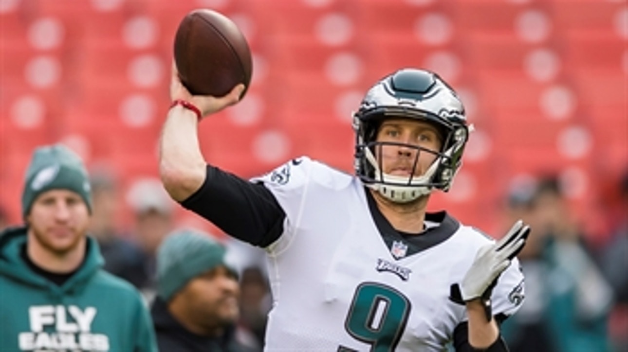 Skip Bayless says Nick Foles' presence has turned the Eagles back into a Super Bowl contender