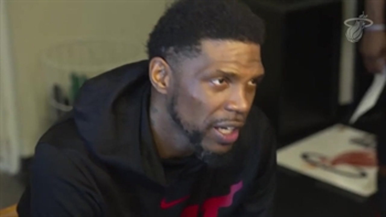 Heat captain Udonis Haslem talks about attending All-Star weekend, locking in a playoff spot