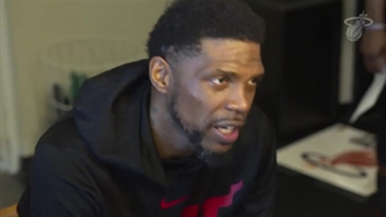 Heat captain Udonis Haslem talks about attending All-Star weekend, locking in a playoff spot