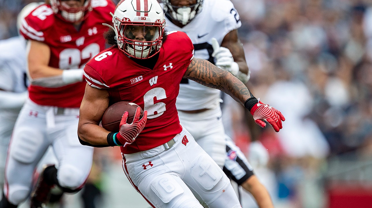 Wisconsin tallies 352 yards on the ground in 34-7 win over Eastern Michigan
