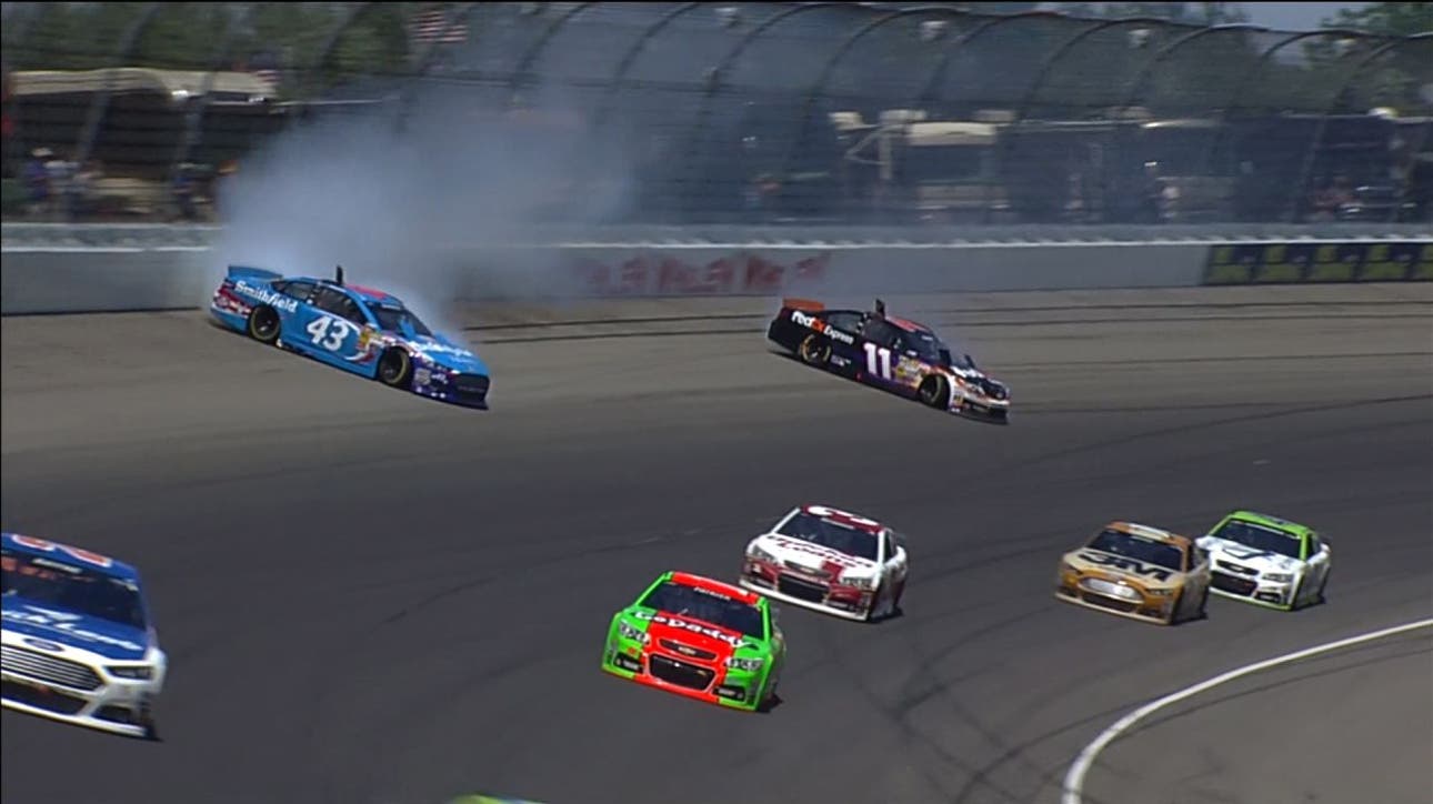 CUP: Hamlin's Day Goes from Bad to Worse - Michigan 2014