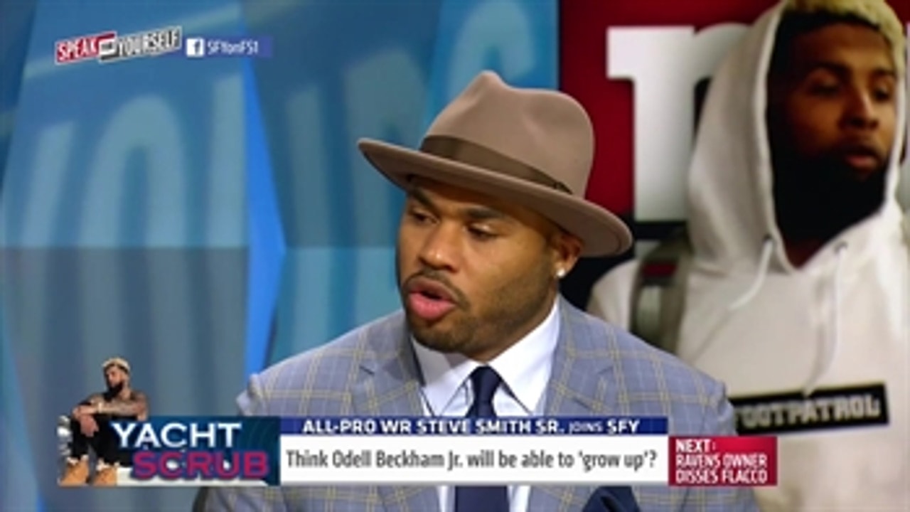 Steve Smith's professional advice for Odell Beckham Jr. | SPEAK FOR YOURSELF