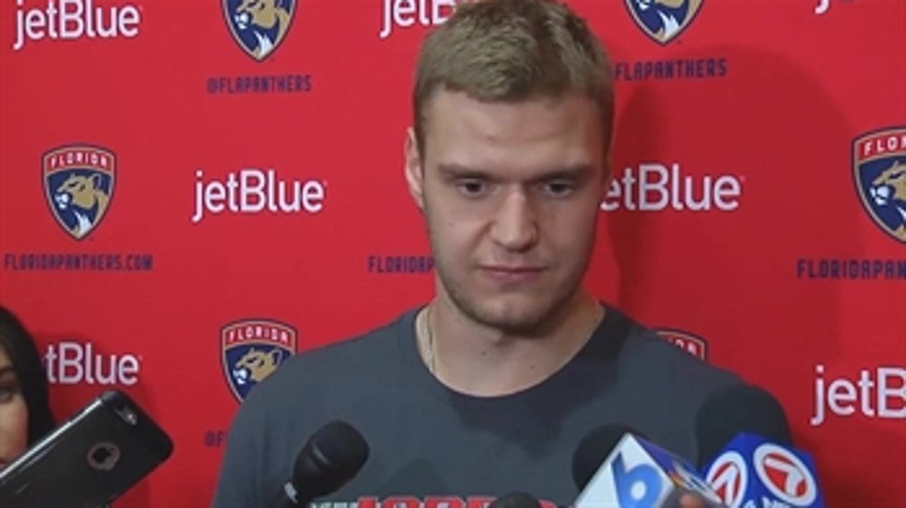 Florida Panthers exit interview: Aleksander Barkov on the season, his shoulder