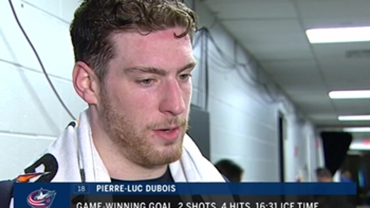 Pierre-Luc Dubois talks about his overtime game winner
