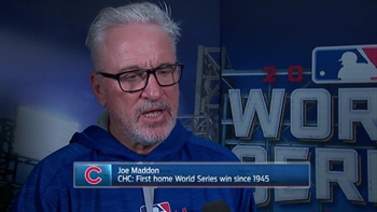 Maddon leans on Chapman to deliver 8-out save