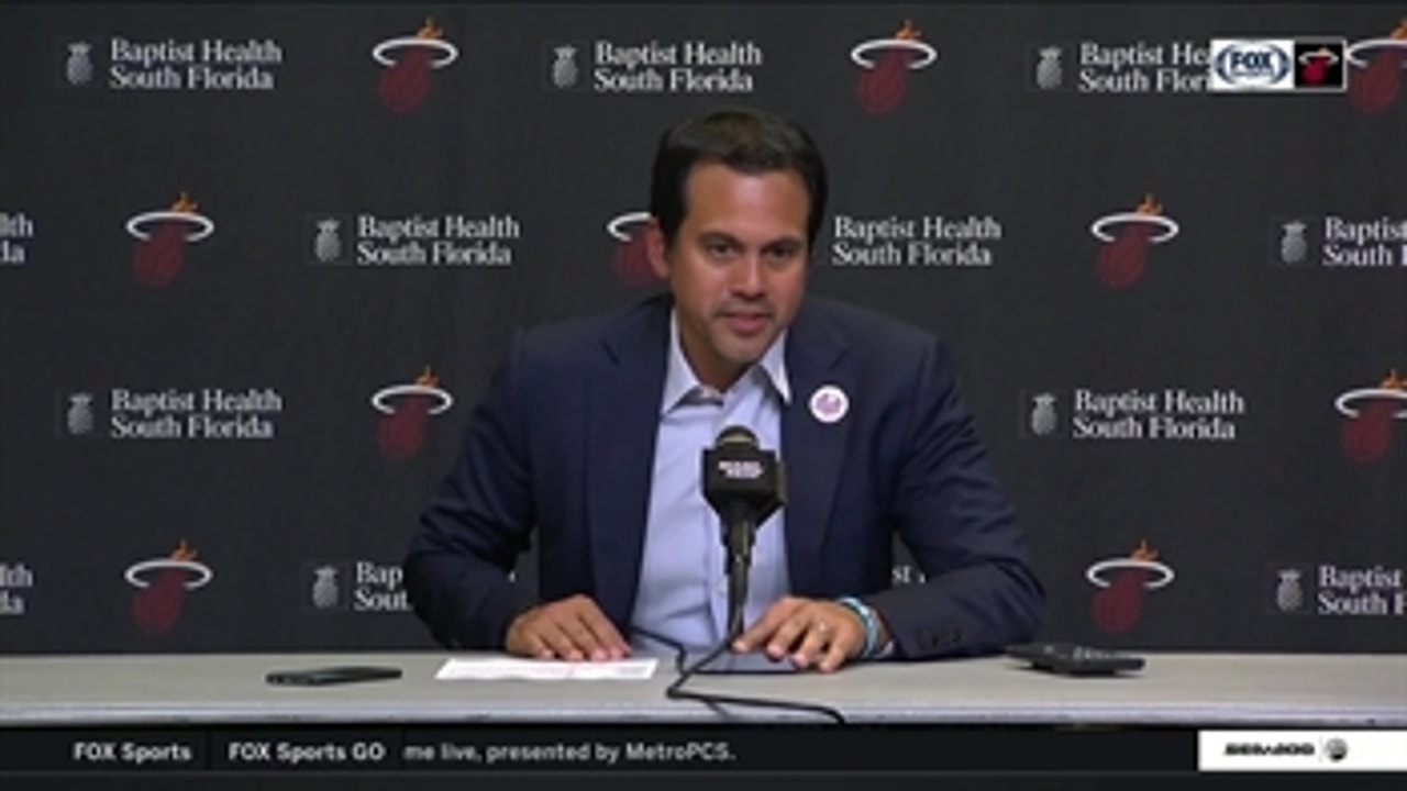 Erik Spoelstra: 'There's only one way with this group, and that's the hard way'