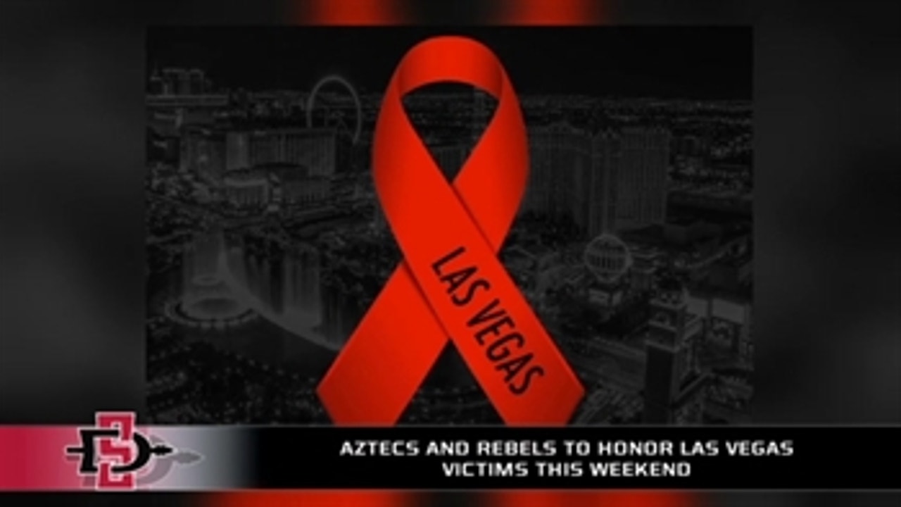 SDSU and UNLV to honor Las Vegas victims Saturday