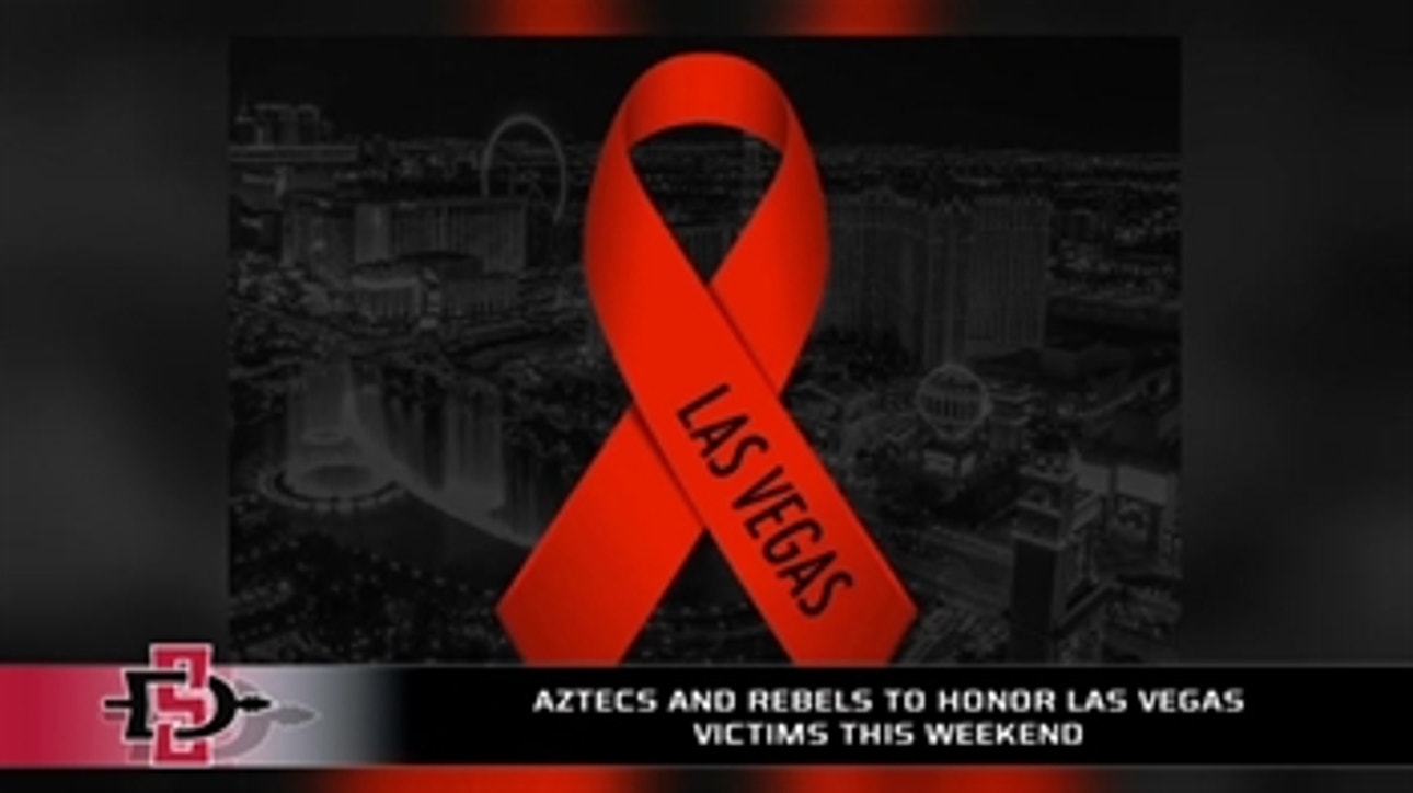 SDSU and UNLV to honor Las Vegas victims Saturday