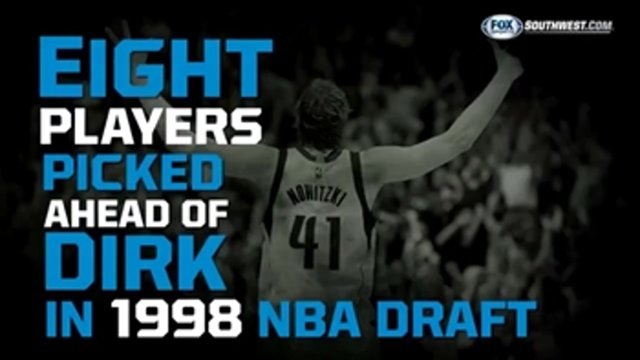 Who was picked ahead of Dirk in the 1998 draft?