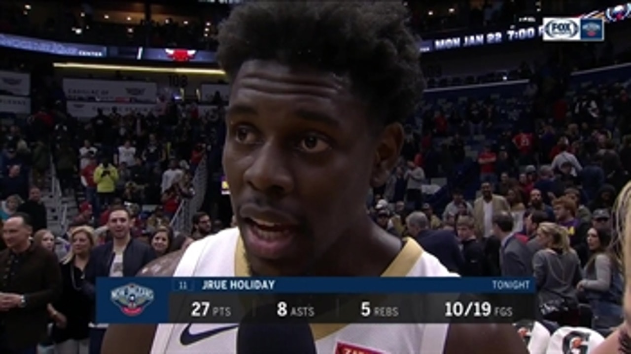 Jrue Holiday: 'I think we sustained our punch'
