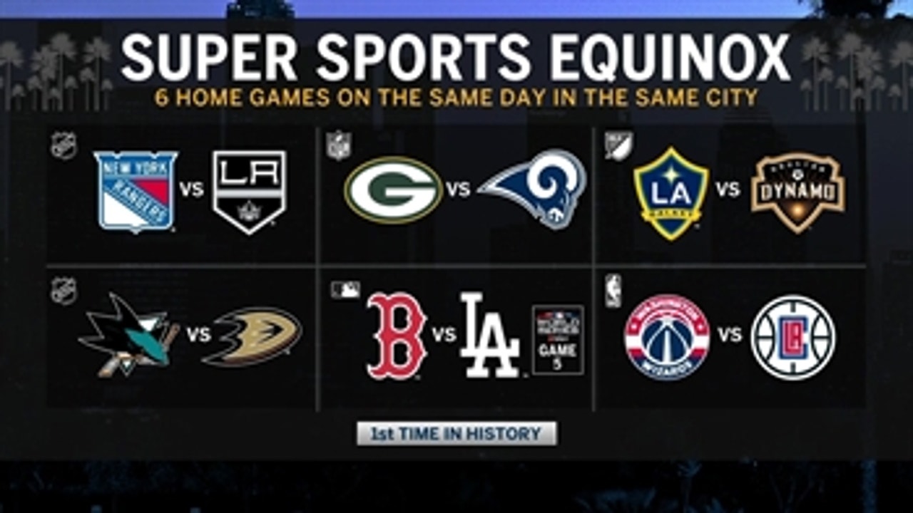NFL, MLB, NBA and NHL schedules come together for sports equinox