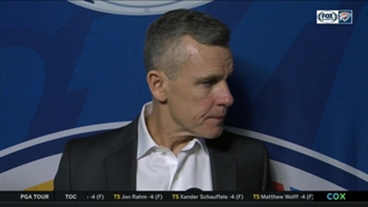 Billy Donovan on Thunder win over the Spurs