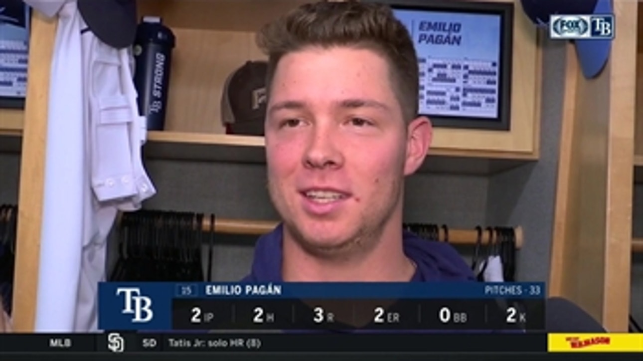 Emilio Pagan discusses facing former club after  Rays' loss in middle game