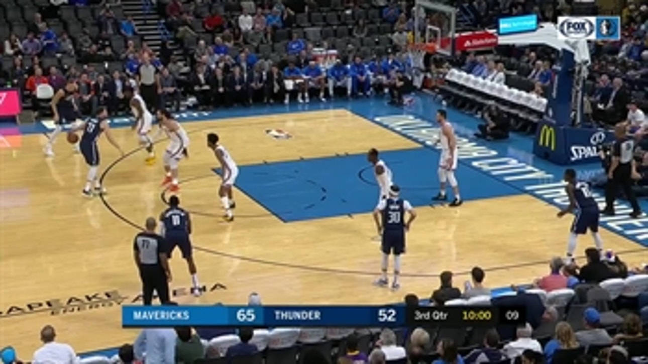 HIGHLIGHTS: Luka Doncic hits the Step-Back-Three in the 3rd