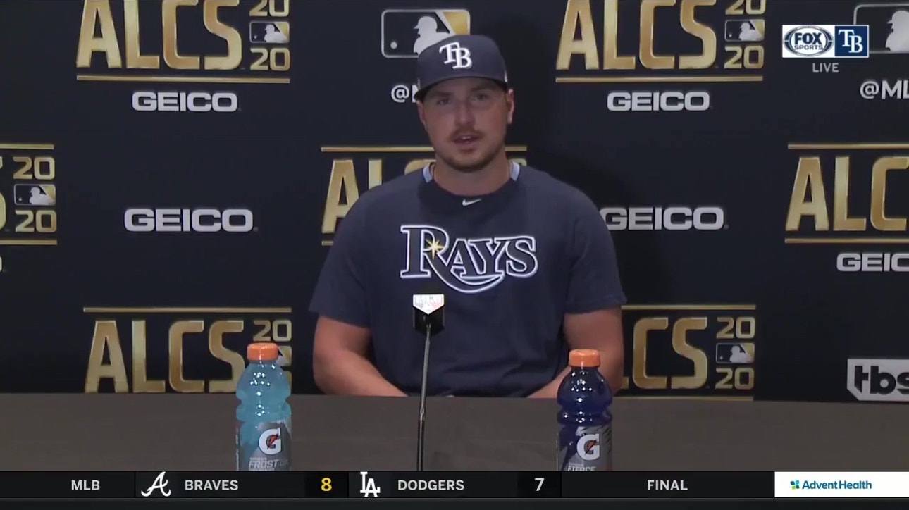 Hunter Renfroe on Rays taking 3-0 series lead over Astros, being 1 win away from World Series