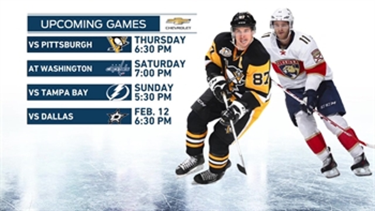 Panthers to see familiar faces when Penguins come to town