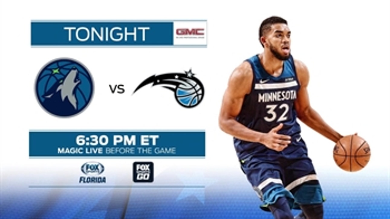 Magic return home to square off vs. Karl-Anthony Towns, Timberwolves