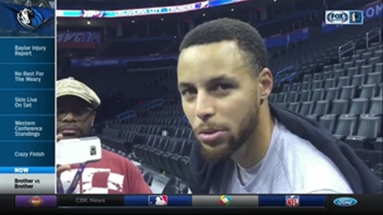Curry brothers on facing each other in Dallas